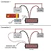 DROK® 0.36'' High Accuracy DC 0-3.0000A Ammeter Current Ampere Panel Meter Gauge Current Monitor Amperage Tester Red LED Digital Display with Built-in Shunt
