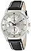 Seiko Men's SNDC87P2 Leather Synthetic Analog with White Dial Watch