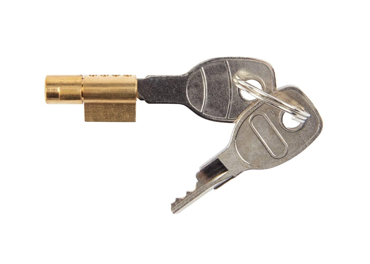 RING Brass Trailer Hitch Lock Complete With 2 Keys - Fits Any Coupling Head With a Suitable Lock