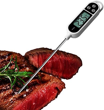 Digital Cooking Thermometer, Meat Thermometer, Instant Read Thermometer for Grill Cooking Meat Kitchen Milk Candy BBQ Grill Smoker Fry Food by CooZero