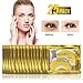 24K Gold Powder Gel Collagen Eye Mask, Anti Aging, Anti Wrinkle, Moisturiser for Under Eye Wrinkles, Remove Bags Under Eyes, Eye Bag Removal, Under-eye, Dark Circles,Hydrating, Puffy Eyes (25 Pairs)