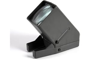 Greabuy 35mm Slide and Film Viewer 3X Magnification and LED Lighted Illuminated Viewing for 35mm Slides Film Negatives USB