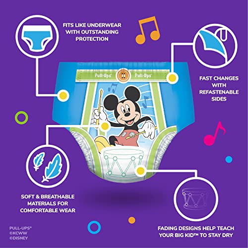 PullUps Boys' Potty Training Pants Training Underwear Size 4, 2T3T, 74 Ct Pricepulse