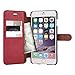 iPhone 6S Case, AceAbove iPhone 6S Wallet case [Red] - Premium PU Leather Wallet Cover with [Card Slots] for Apple iPhone 6 (2014) / iPhone 6S (2015)