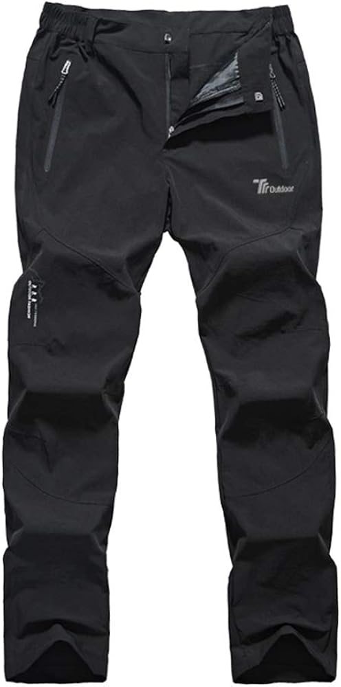 Rdruko Women's Outdoor Lightweight Quick Dry Sportswear Water Resistant Hiking Pants with Pockets: Clothing