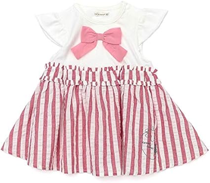 Amazon Co Jp Coeur A Coeur クーラクール ワンピース 80 100cm キムラタンの子供服 1b オフホワイト 80 服 ファッション小物