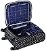 Kenneth Cole Reaction Dot Matrix Lightweight Expandable 4-Wheel Spinner Luggage, Black, 20-Inch Carry On