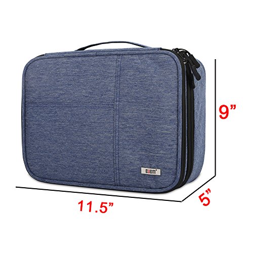 image for BUBM Travel Organizer, Electronic Accessories Storage Bag for Cord, Me