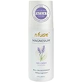 nfuse Magnesium Roll-On Deodorant - Natural, Aluminum-Free - Patented Magnesium Delivery Technology - Lavender Essential Oils (Relax and Restore)