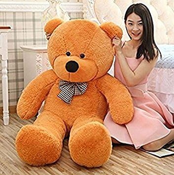 CLICK4DEALSoft 3 Feet Long Huge Brown Teddy Bear(Best ) 91Cm