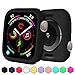 BOTOMALL for IWatch Case 38mm 42mm 40mm 44mm Premium Soft Flexible TPU Thin Lightweight Protective Bumper Cover Screen Protector for Smartwatch Series 5 Series 4 3 2(Black,42MM Series 3/2) primary