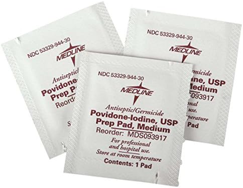 PAD,PREP,POVIDONE/IODINE,MEDIUM,1M/CS (200 Case)