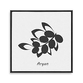 Framed Canvas Wall Art for Living Room, Bedroom Nordic Style Plants Theme Canvas Prints for Home Decoration Ready to Hang - 16x16 inches