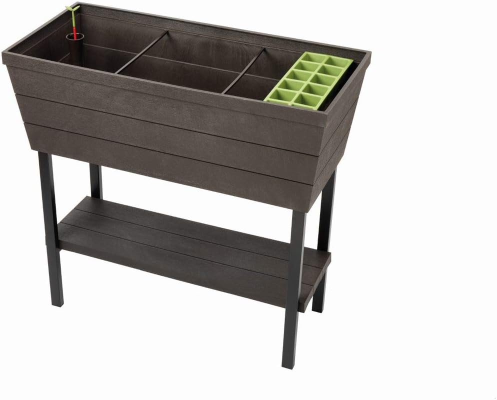 Keter Urban Bloomer - Maceta, color marrón: Amazon.es: Jardín