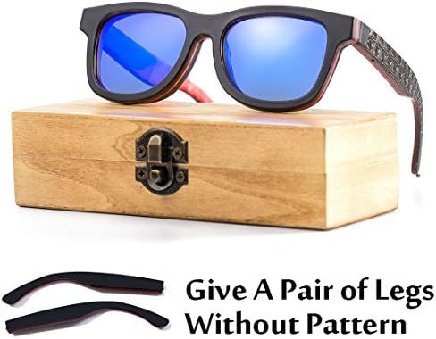 Bamboo Wood Polarized Sunglasses For Men&Women Retro Style 100% UV400