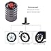 TK-KLZ 5Pcs Chrome Car Bike Scooter Tires Valve Stem Caps for Ford Mustang Car Model Series Decorative Accessories