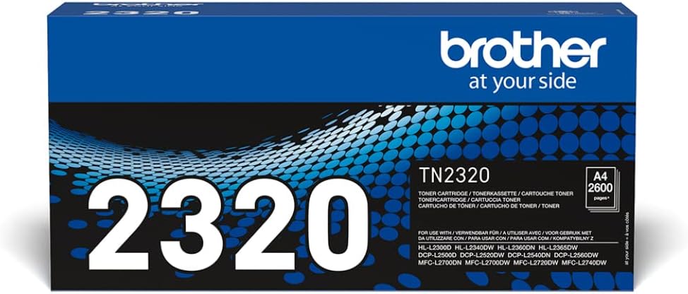 Brother TN-2320 Toner Cartridge Black High Yield Single Pack