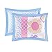 Comfort Spaces Happy Daisy Comforter Set - Vibrant Color and Addorable Print, Cozy Bedding with Matching Shams, Decorative Pillow, Butterfly and Floral Pink/Blue, Twin/Twin XL 3 Piece