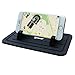 First Generation,IPOW New Silicone Pad Dash Mat Cell Phone Car Mount Holder Cradle Dock For Phone Samsung S5/S4/S3/iPhone 4/5/5s/6/6S(plus) and GPS,BlackTable PC Holder