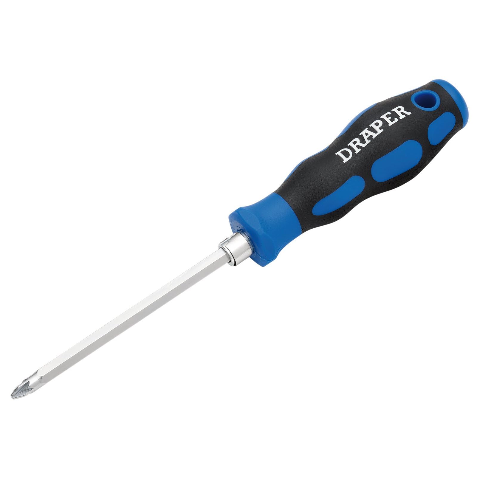 Draper 21009 2-in-1 Reversible Blade Soft Grip Screwdriver, SL6/PZ2 x 175mm