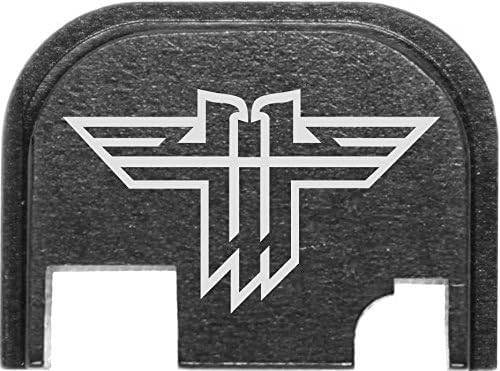 Molon Labe Laser Engraved Rear Cover Plate for Glock Pistols - Wolfenstein