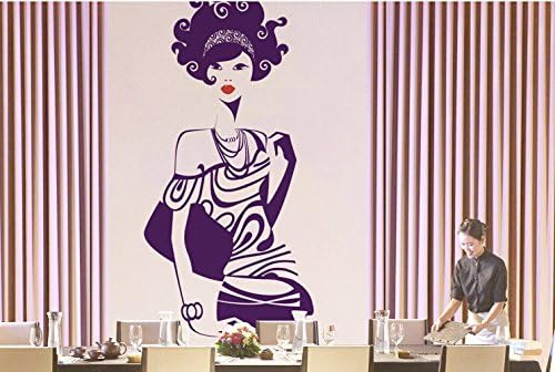 Sexy Satchel Girls DIY Abstract Art Home Removable Wall Decor Mural for Living Room Bathroom Glass Showcase Cupboard Sofa Background stickers KTV bar stickers Leisure bar ktv Cosmetology Hairdressing Shop stickers purple