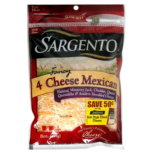 046100000922 UPC Sargento, Shredded Mexican 4 Cheese Blend UPC Lookup
