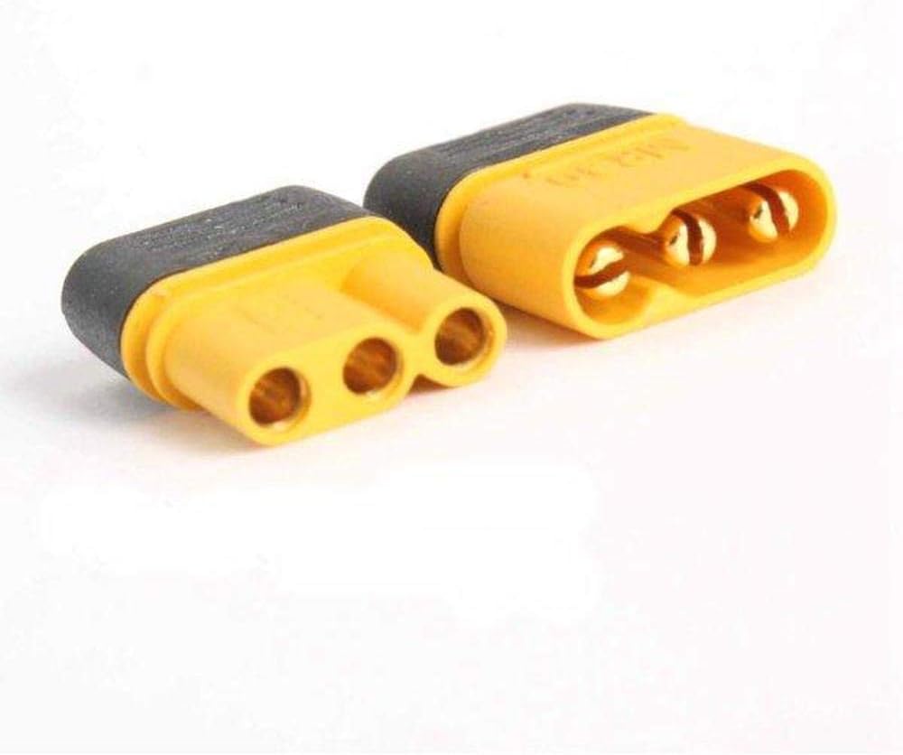 YUNIQUE GREEN-CLEAN-POWER - Set of 5 works of MR30 Connectors for RC Lipo Modeling, Yellow