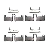 AHL 4pairs Bicycle Disc Brake Pads for Shimano XTR XT LX Hone Deore Saint SLX BRM975 BRM966 BRM965 BRM765 BRM775 BRM665 BRM601