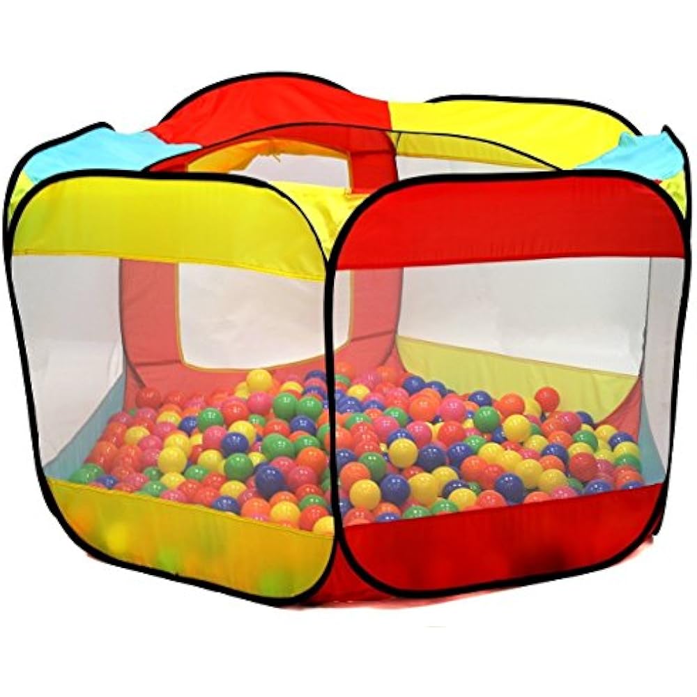 Play Tents & Tunnels Kiddey Ball Pit For Kids 6Sided Toddlers Baby