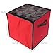 NICEXMAS Christmas Ornament Storage Box with 27 Compartments