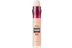 Maybelline New York Instant Age Rewind Eraser Multi-Use Concealer, Under Eye Dark Circles Treatment, Warm Light, 6 mL