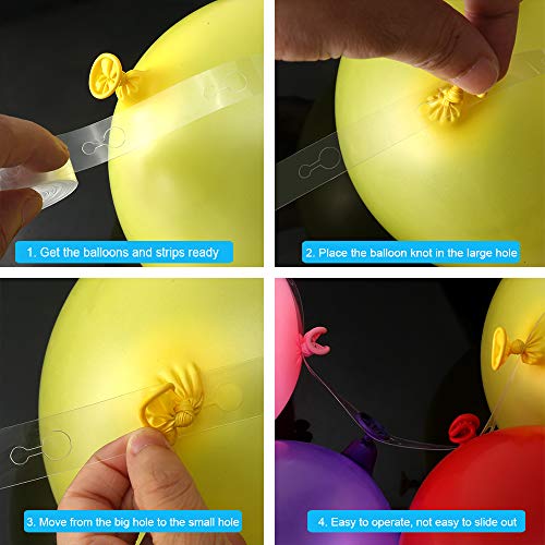 Upgraded Balloon Garland Arch Strip Tape Kit, Niceline 33Ft Balloon