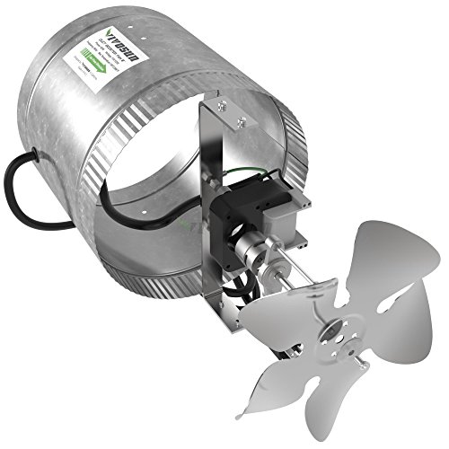 VIVOSUN 8 inch Inline Duct Booster Fan 420 CFM, Low Noise ... wiring a kitchen exhaust booster fan 