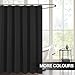 jinchan Waffle Shower Curtain Black Shower Curtain Honeycomb Textured Waffle Weave Shower Curtains for Bathroom Waterproof Fabric Shower Curtain Set with Hooks Modern Hotel Style 70x72 Inch
