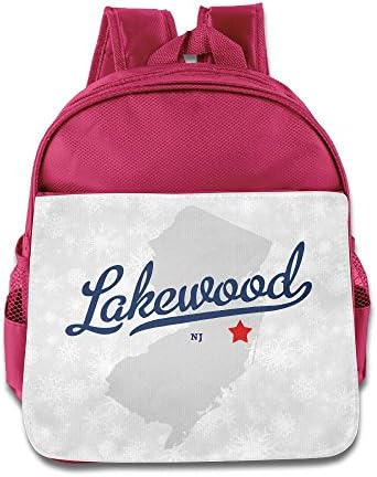 Lakewood Map School Child Backpack Boys Girls Bags Pink