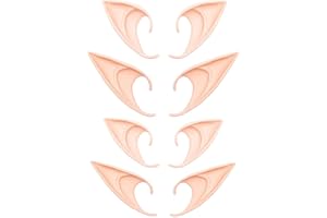 LYW 4 Pair Elf Ears Cosplay For Halloween Christmas Cosplay Accessories