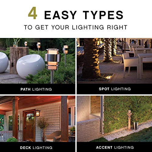 Hinkley Landscape Lighting Satin Black Cast Spot Light - Spotlight Important Landscape Features and Increase Home Security, 50 Watt Maximum Spot Light, Satin Black Finish, 1536SK MR16 - Thumbnail 5