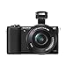 Sony Alpha a5100 24.3MP HD 1080p Mirrorless Digital Camera with 16-50mm Lens Black Bundle with 32GB Memory Card, Bag, Battery, Charger, 40.5mm Kit, Training Guide, Table-top Tripod and HDMI Cable