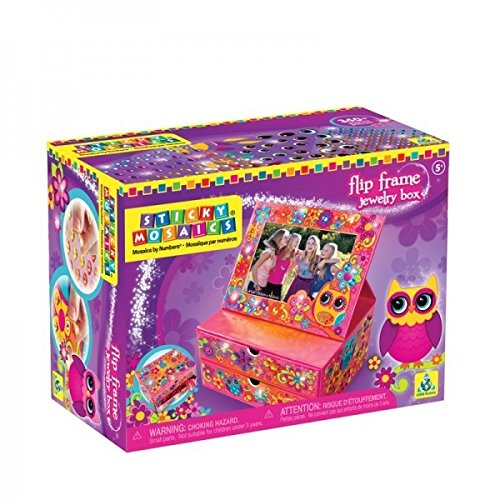 The Orb Factory Sticky Mosaics Flip Frame Jewelry Box - Thumbnail 2
