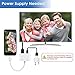 ebasy Compatible to HDMI Adapter, Digital AV Adapter Charging Port HD TV Monitor Projector 1080P (Support iOS 10, iOS 11)-White