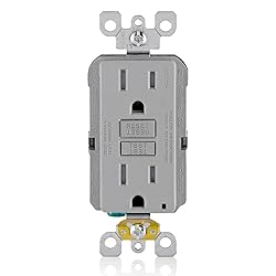 Leviton GFCI Outlet, 15 Amp, Self