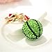 Reizteko Crystal Watermelon Pendant Car Key Chain Key Jewelry Keyring Fashion Trinket Souvenir Christmas Gift Key Holder Key Finder Bag Decorations