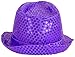 LED Sequin Fedora - Purple