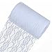 Vlovelife White Lace Fabric Ribbon Roll 6 inch x 25 Yards for Burlap Lace Table Runner Boho Vintage Woodland Greenery Wedding Bridal Baby Shower Party Decor Decorations