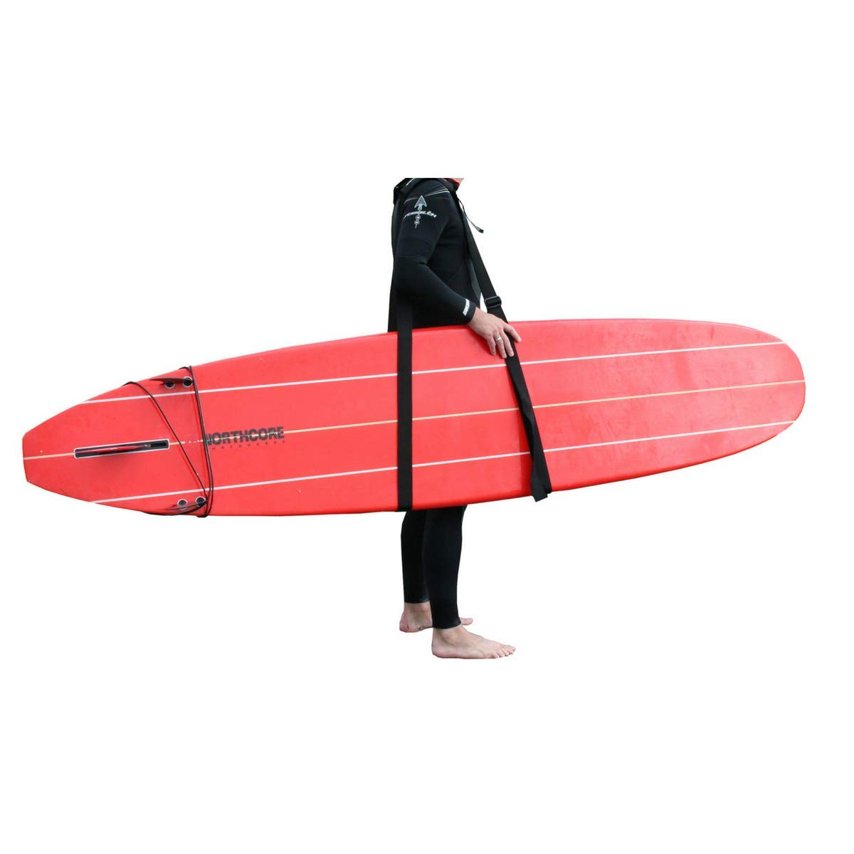 Northcore Surfing and Watersports Accessories - SUP Surfboard Carry Sling - Padded Anti-Slip Shoulder Strap - Lightweight