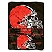 Northwest NFL Cleveland Browns Unisex-Adult Raschel Throw Blanket, 60