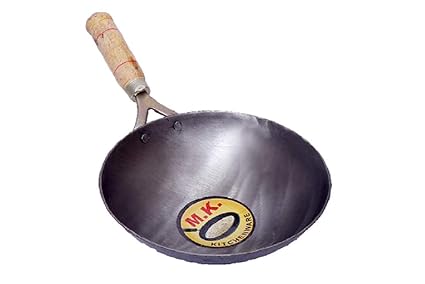 MK KITCHENWARE Iron Tadka Pan 8.5 Inches