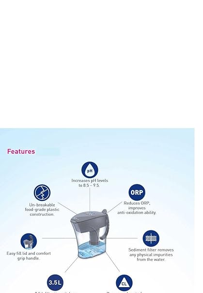 Kent Alkaline Water Filter Pitcher 3.5-litres