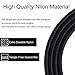 Phone Charger 3pcs Nylon Braided 3/6/10 FT Phone Cable for X/8/8 Plus/7/7 Plus/6/6S Data Cable (Black)